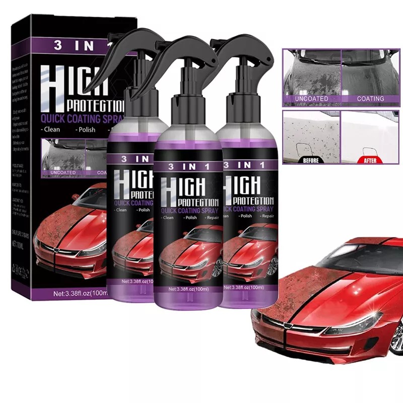 Unbranded 100ML 3 in 1 High Protection Quick Car Coat