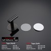 JQK Self Adhesive Towel Hook Bronze, No Drill Stick on