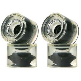 Dregs Longboard Wheels 66MM 81A Clear Race Downhill Slide Formula - USA Made