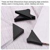 sourcing map PP Corner Protector Triangle 35x10mm for Ceramic, Glass,