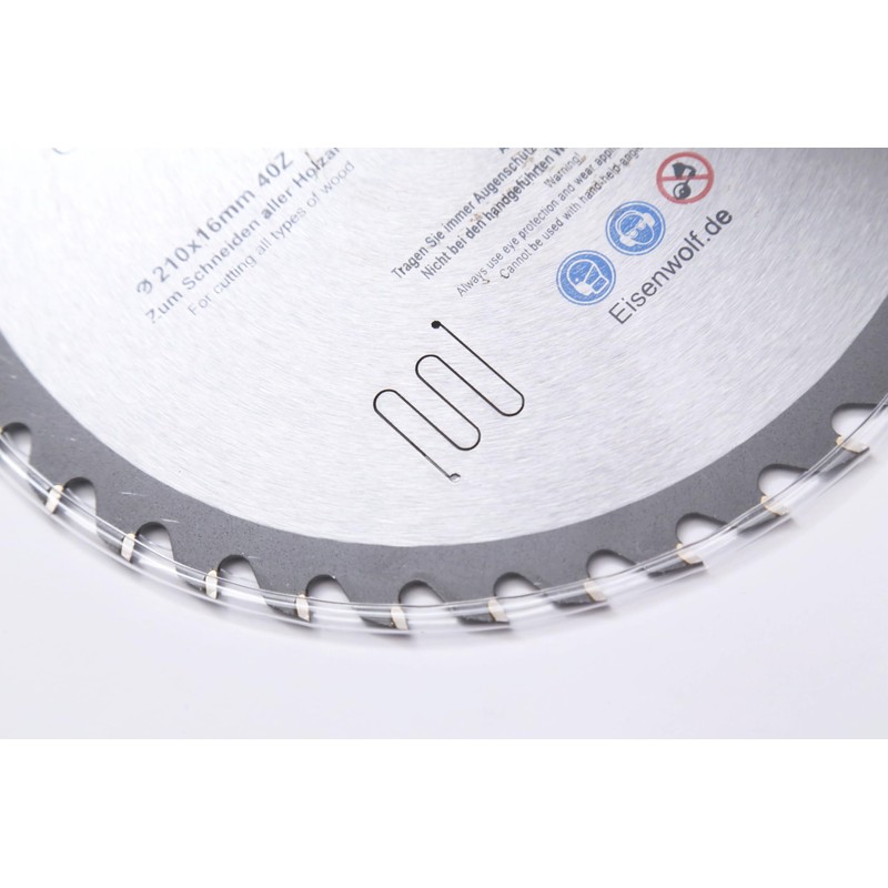 210 x 16 mm 40 Teeth Saw Blade for Wood