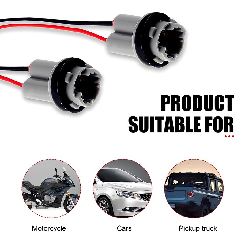 Anyhut 5 PCS T10 Car Turn Signal Wiring Harness, 6.3"