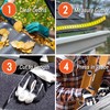 GutterStuff Pro Gutter Guard - 6-Inch Half Round Foam Gutter