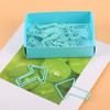 12 Pieces Arrow Shape Paper Clips Metal Funny Document Clips