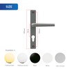 XFORT Uros Matt Black (PZ 70mm, Screw Hole Distance 180mm,