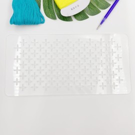 Clear Acrylic Sashiko Stencil, Sashiko Embroidery Pattern for Hand Quilting and Embroidery (Pattern F)