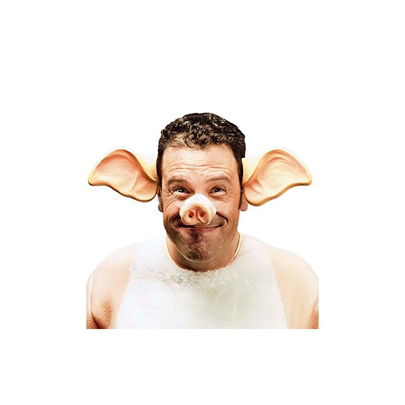 NET TOYS Pig Ears Headband Pig Ears on Hanger Animal