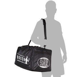 BAY XL Sports Bag Mein Sport Boxing Bag Training Bag Boxing Bag Boxing Bag Black 70 x 32 x 30 cm Martial Arts Boxing Bag with Print Motif Boxing Club