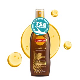 Carroten Intensive Tanning Oil SPF 0, 70 ml - Tanning Accelerator with Carrot and Coconut Oils - Vegan Tanning Oil with Vitamins A & E