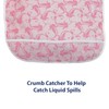 Personal Touch Ladies Adult Bib with Crumb Catcher Velcro Closure