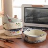 Vintage Small Casserole Dish 6.7-inch Ceramic Square Baking Pan Lasagna