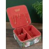 Portico Designs Ltd William Morris Pimpernel Travel Jewellery Case, size