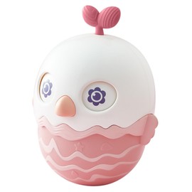 Hohopeti 1pc Soothing Tumblers Tumbler Lovely Grab Rattle Educational Plaything Tumbler Soothing Abs Pink