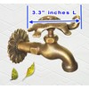 Brass Turtle Garden Outdoor Faucet - With a Brass Connecter