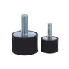 Qiilu 4x M8 M6 Rubber Mounts Shock Absorber Anti Vibration
