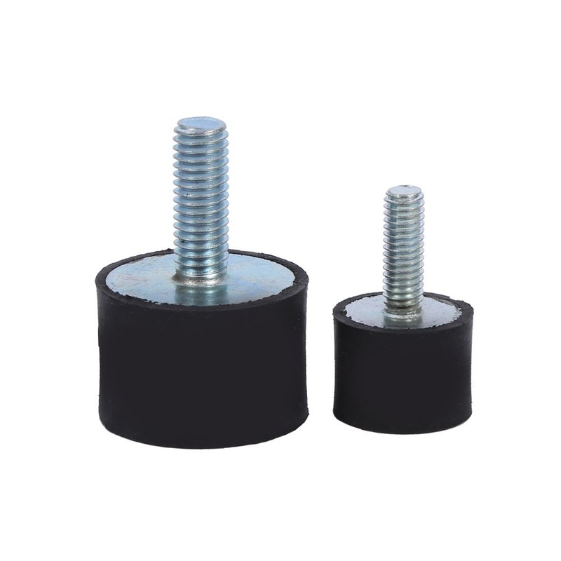 Qiilu 4x M8 M6 Rubber Mounts Shock Absorber Anti Vibration