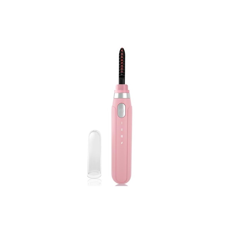 Le’phoqua Heated Eyelash Curler with Comb Design: Anti-Scald Electric Lash