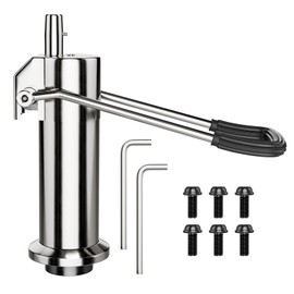 Barber Chair Replacement Hydraulic Pump - 6.7 IN Adjustable Height ,Weight Capacity 440 Lbs/200kg, 6 Bolt Salon Chair Replacement Hydraulic Pump,Replacement Part For Most Standard Styling Chairs