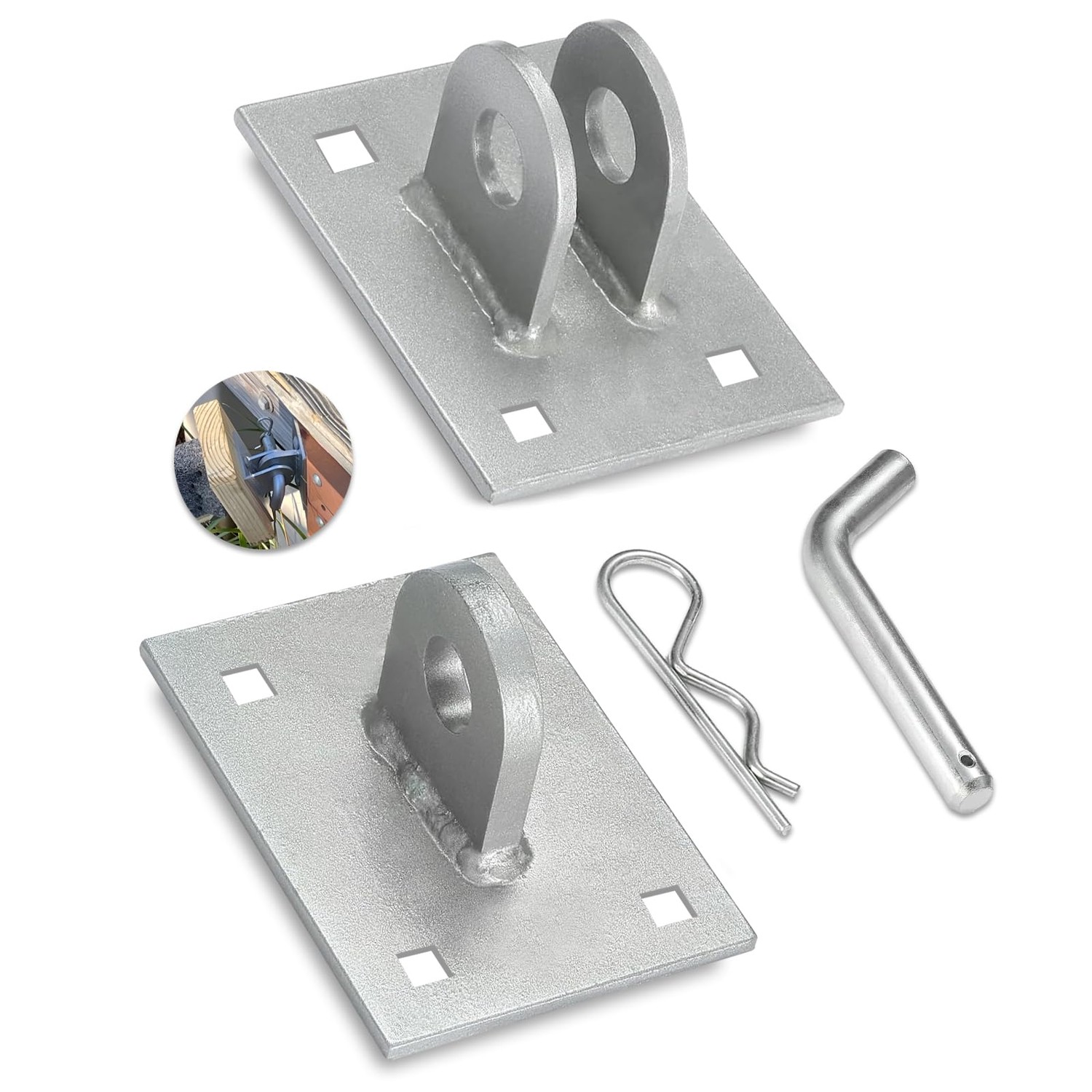 TBOAATIO Heavy-Duty T Style Dock Hinge Kit for Floating & Stationary ...