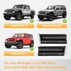 2 PCS Car Roof Gutter for 2018-2025 Jeep Wrangler JL