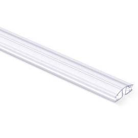 Maasechs 1 Pack Living Hinge for Golf Cart Windshield Piano Drum Shield Cuttable Clear PVC Living Hinge (36 Inch)