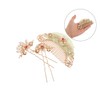 Vaguelly 3pcs Ancient Style Hair Clip Set with Shaped Acetate