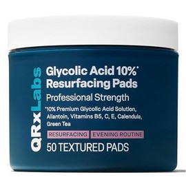 Glycolic Acid 10% Wrinkle Control Pads with 10% Ultra Pure Glycolic Acid, Allantoin, Vitamins B5, C & E, Calendula & Green Tea Extracts - Helps keep skin smooth and prevents wrinkles and lines