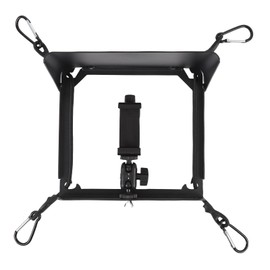 Luocute Cell Phone Fence Mount with Shade, Game Changer Mounting Kit for Phone Action Camera Recording Baseball Football Rugby Softball Games, Camera Mounts with Storage Bag