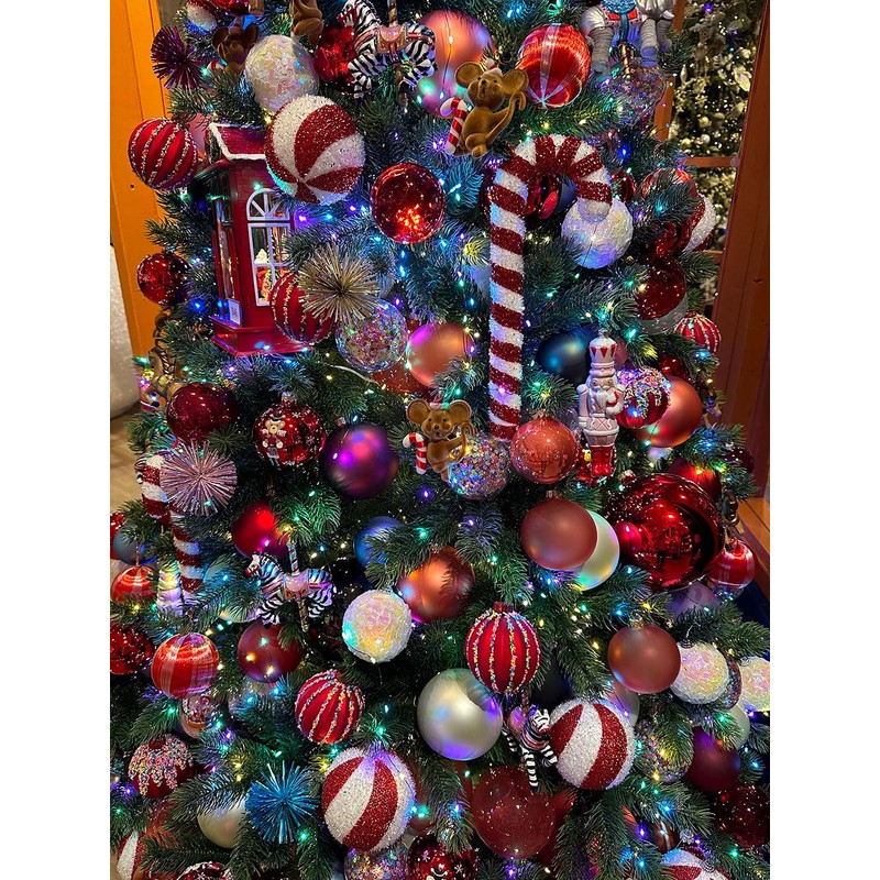 Kaemingk Weihnachtskugel, Glas, rot, 56 X 39.5cm, 6