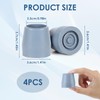 9mm Heavy Duty Rubber Ferrules for Walkers, Zimmer Frames Commodes