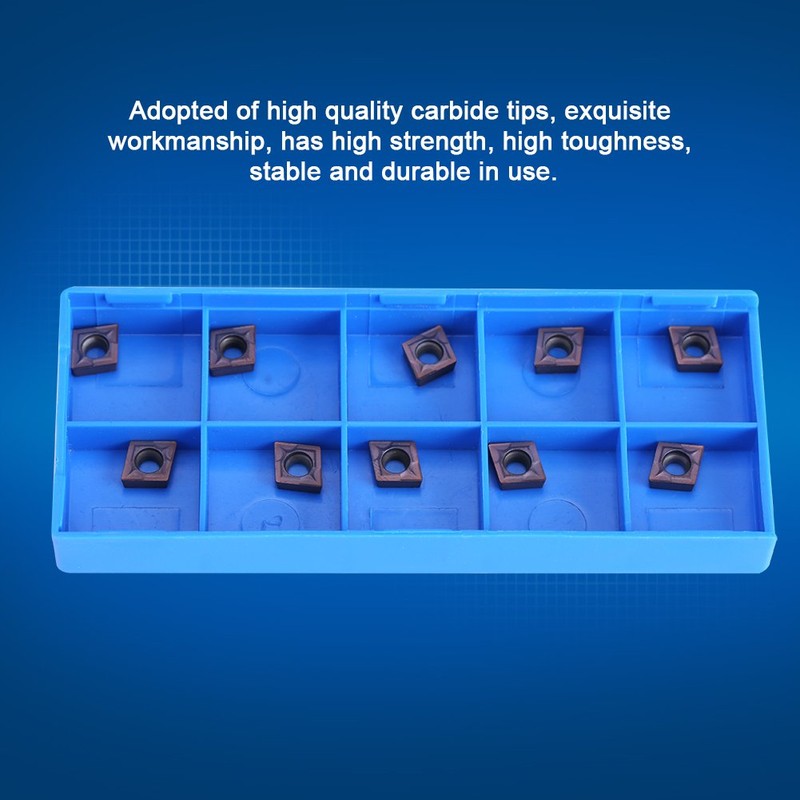 CCMT060204 VP15TF CNC Carbide Insert Cutter Reversible Cutting Lathe Milling