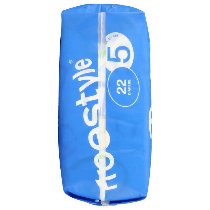 Freestyle Diapers Size 5, 22 CT (25+ lbs)