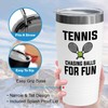 Bubble Hugs Tennis White Edition Viking Tumbler 20oz - chasing