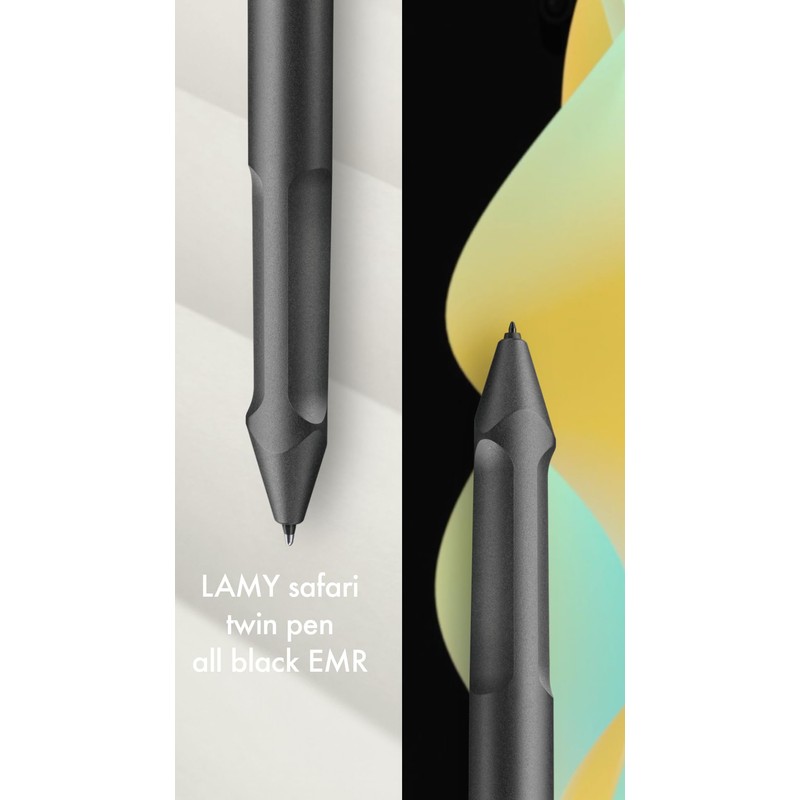 Lamy Safari Twin Pen All Black EMR - Pc/El