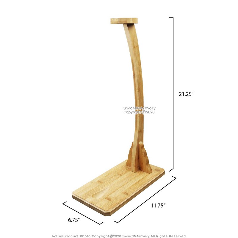 Munetoshi Deluxe Vertical Shogun Style Upright Katana Stand Sword Display