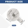 sourcing map 5Pcs Air Conditioner Drain Hose Connectors Elbow Fitting
