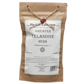 Greater Celandine Herb (Chelidonium majus - Chelodini herba) - Health Embassy - 100% Natural (50g)