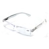 V.W.E. 3 Pairs Lightweight Rectangular Unisex Readers with Spring Hinge