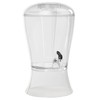 CreativeWare 3 Gallon Beverage Dispenser with Base Ice Cylinder Sleeve