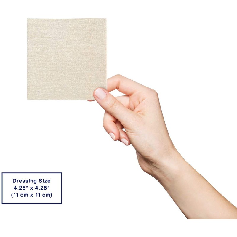 MedHeal Silver Calcium Alginate Ag Sterile Highly Absorbent Antibacterial Dressing,