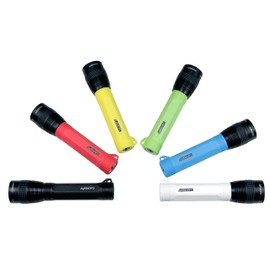 AQUATEC LED SCUBA FLASHLIGHT LED Underwater Light, 700 Lumens, 12° Spot, Continuous Irradiation Time: Approx. 10 hours, Water resistant up to 332.1 ft (150 m)