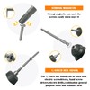 10PCS 6"/150mm T27 Torx Head Screwdriver Bit Set, 1/4 Inch