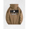 Misery Star Silhouette Hoodie 100% Cotton US Warehouse 7 ColorsColor: