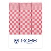 Ross Pack of 3 Cotton Tea Towels Red 45 x