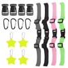 GOWTX 4Pcs Backpack Chest Strap, Sternum Strap Secures for Backpack,