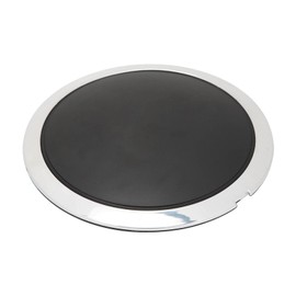 Fydun Tapa Central para Cubo de Rueda con Borde Cromado, 68078419AC 51884863 Reemplazo de Tapa Central para Cubo de Rueda Resistente Al Calor para 500 2012-2022, (círculo