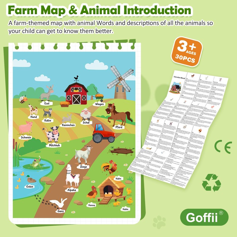 Goffii Farm Advent Calendar, Animals Advent Calendar, Surprising Christmas Calendar