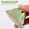 Aoocar 6 Button TPU Key Fob Cover with Bling Ring,