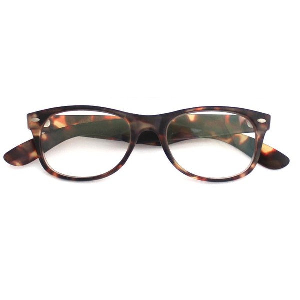 [Bayline] ベイライン PCリーディンググラス（老眼鏡） カジュアルウェリントン PC11601C (マットデミブラウン, 1.50)