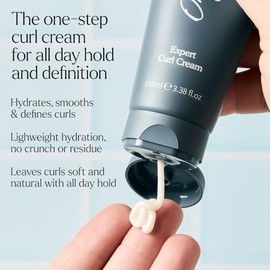 Only Curls Men’s Expert Curl Creme, 100ml – Leave-In Styling Cream for Defined, Frizz-Free, Soft & Flexible Curls – Hydrates, Smooths & Nourishes Wavy, Curly & Permed Hair, Sea Salt & Wild Mint Scent
